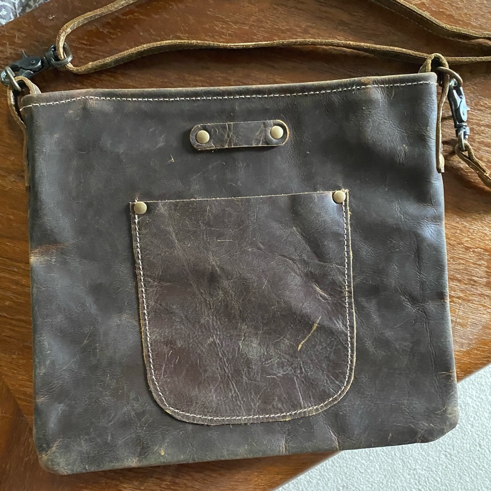 Myra Bag- leather crossbody bag